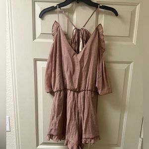 Rose Pink Romper! Never been worn!